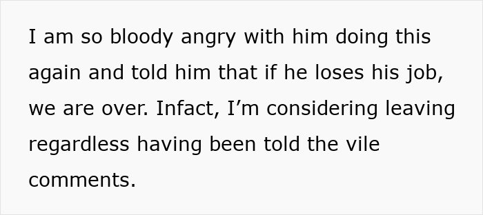 Husband Gets Final Warning For Sexual Comments At Work, Wife Questions Everything