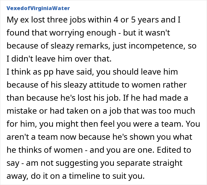 Husband Gets Final Warning For Sexual Comments At Work, Wife Questions Everything