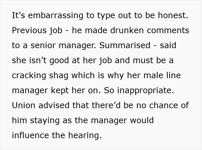 Husband Gets Final Warning For Sexual Comments At Work, Wife Questions Everything