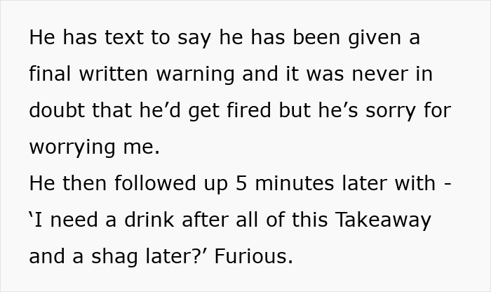Husband Gets Final Warning For Sexual Comments At Work, Wife Questions Everything