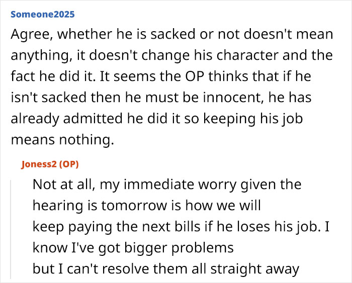 Husband Gets Final Warning For Sexual Comments At Work, Wife Questions Everything