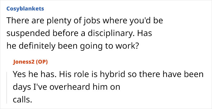Husband Gets Final Warning For Sexual Comments At Work, Wife Questions Everything