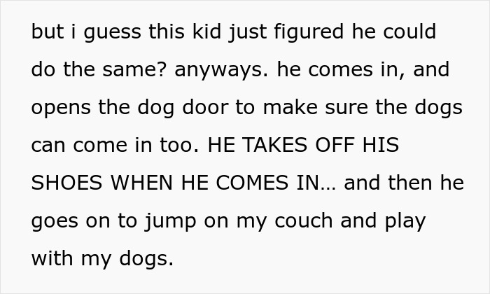 Kid Wants To Play With Neighbor’s Dogs So Much He Crawls Through The Dog Door, The Owner Is Horrified