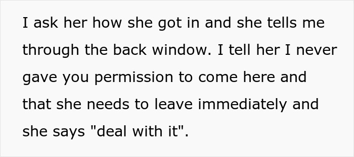 “Deal With It”: Woman Breaks Into Friend’s House And Claims She’s Lived There For Months
