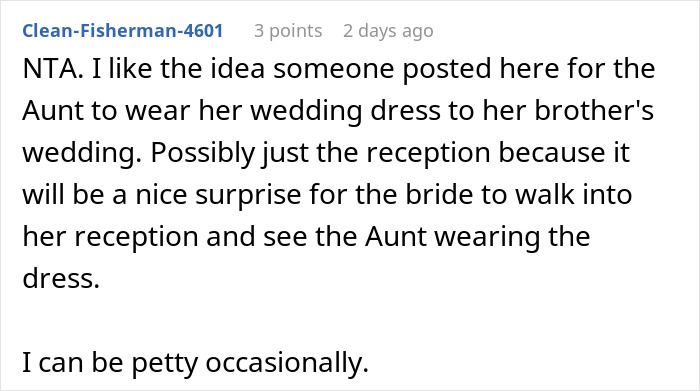 &#8220;AITA For Telling My Brother&#8217;s Fiancée She Can&#8217;t Wear A Dress That Looks Just Like Mine?&#8221;