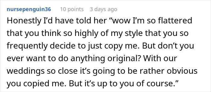 &#8220;AITA For Telling My Brother&#8217;s Fiancée She Can&#8217;t Wear A Dress That Looks Just Like Mine?&#8221;