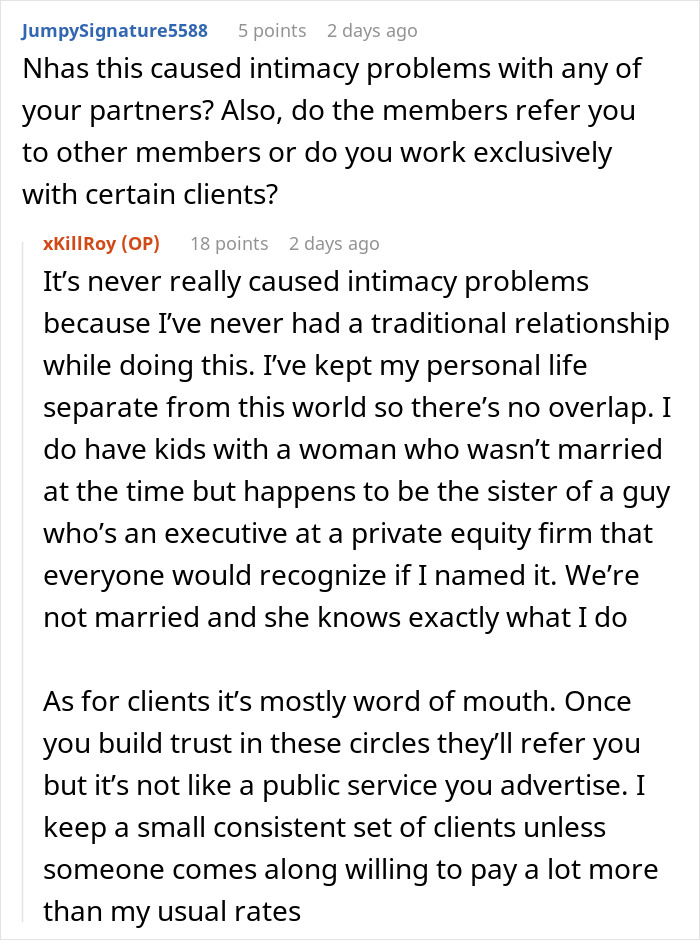 Paid Companion Does An Ask Me Anything, Answers All Kinds Of Spicy Questions