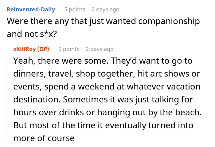 Paid Companion Does An Ask Me Anything, Answers All Kinds Of Spicy Questions