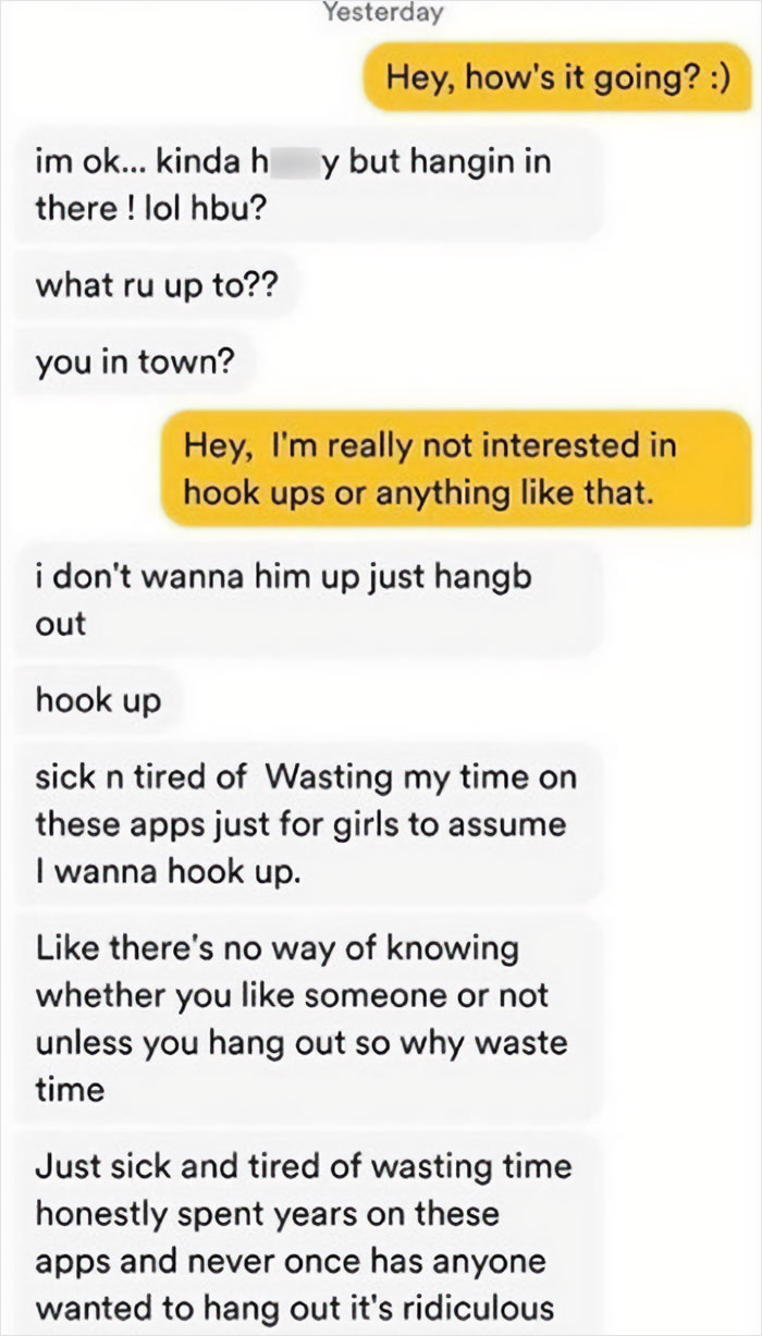 79 Women Share Screenshots Of Cringy Men Hitting On Them
