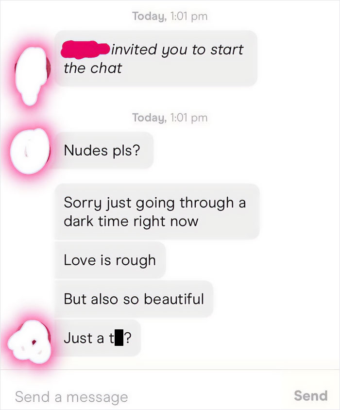 79 Women Share Screenshots Of Cringy Men Hitting On Them