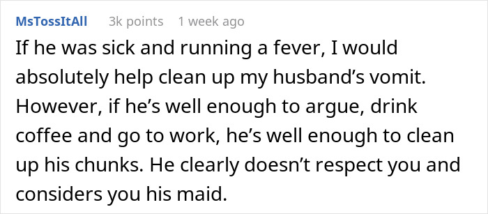 New Mom Declines Fiancé’s Request To Clean His Vomit, He Insists She Has To &#8220;Figure It Out&#8221;