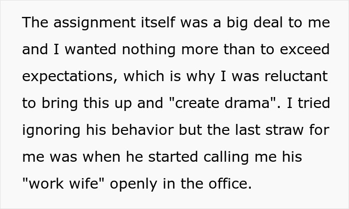 Lady Asks If She Overreacted Due To Cultural Differences By Reporting Guy Who Called Her Work Wife