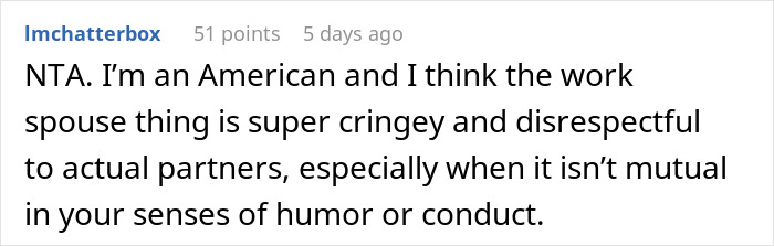 Lady Asks If She Overreacted Due To Cultural Differences By Reporting Guy Who Called Her Work Wife