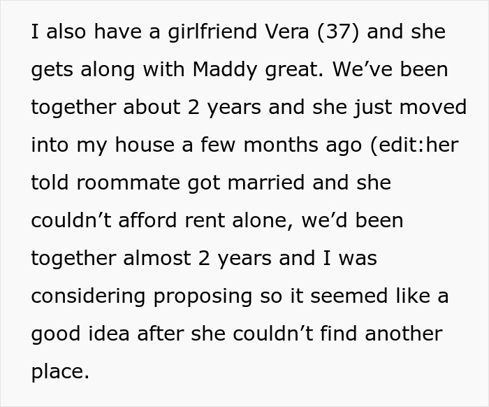 GF Lays Down Ultimatum After Caring Dad Lets Pregnant Daughter Move Back Home