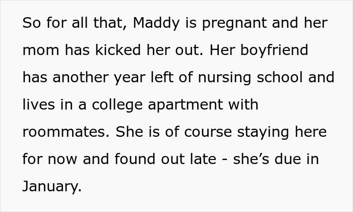 GF Lays Down Ultimatum After Caring Dad Lets Pregnant Daughter Move Back Home