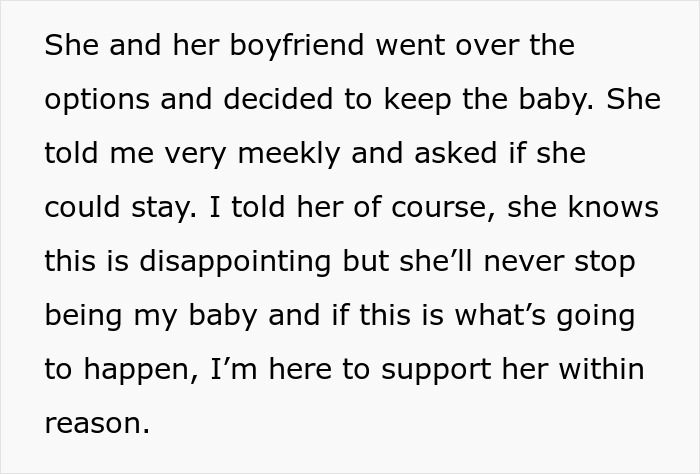 GF Lays Down Ultimatum After Caring Dad Lets Pregnant Daughter Move Back Home
