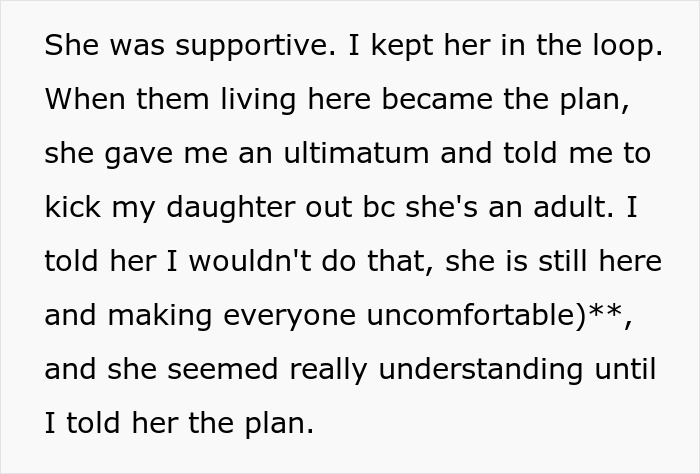 GF Lays Down Ultimatum After Caring Dad Lets Pregnant Daughter Move Back Home