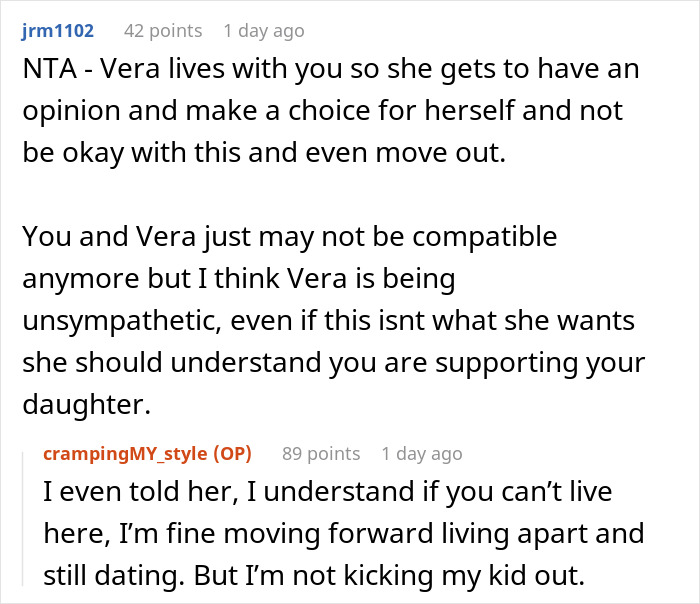 GF Lays Down Ultimatum After Caring Dad Lets Pregnant Daughter Move Back Home