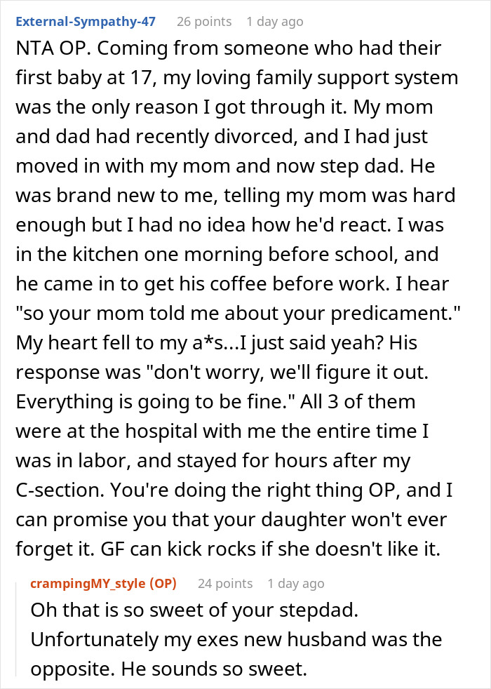 GF Lays Down Ultimatum After Caring Dad Lets Pregnant Daughter Move Back Home