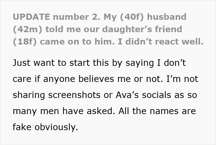 Guy Tells Wife Daughter’s 18YO Friend Sent Him Flirty Messages, She Flips, So He Walks Out