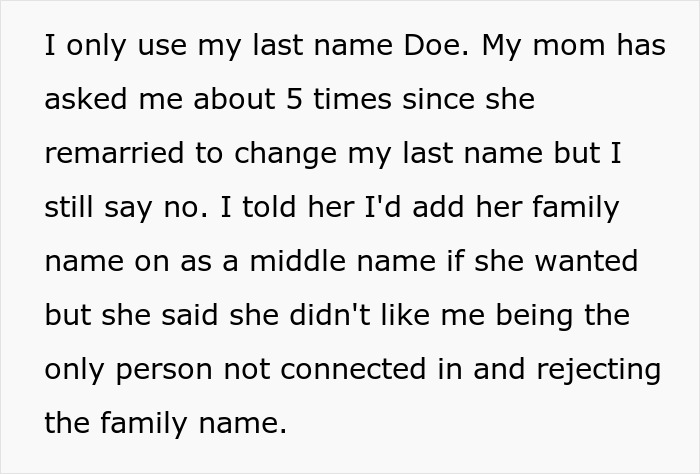 A Young Man Wanted To Keep His Late Father’s Surname, Even When His Mom Told Him To Change It