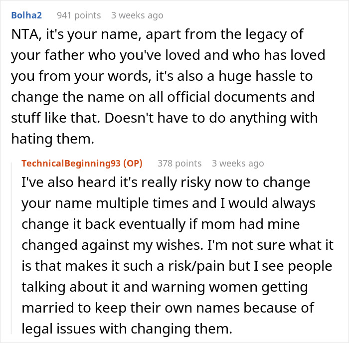 A Young Man Wanted To Keep His Late Father’s Surname, Even When His Mom Told Him To Change It