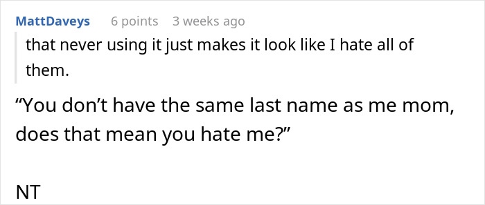 A Young Man Wanted To Keep His Late Father’s Surname, Even When His Mom Told Him To Change It