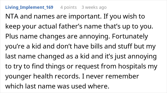 A Young Man Wanted To Keep His Late Father’s Surname, Even When His Mom Told Him To Change It