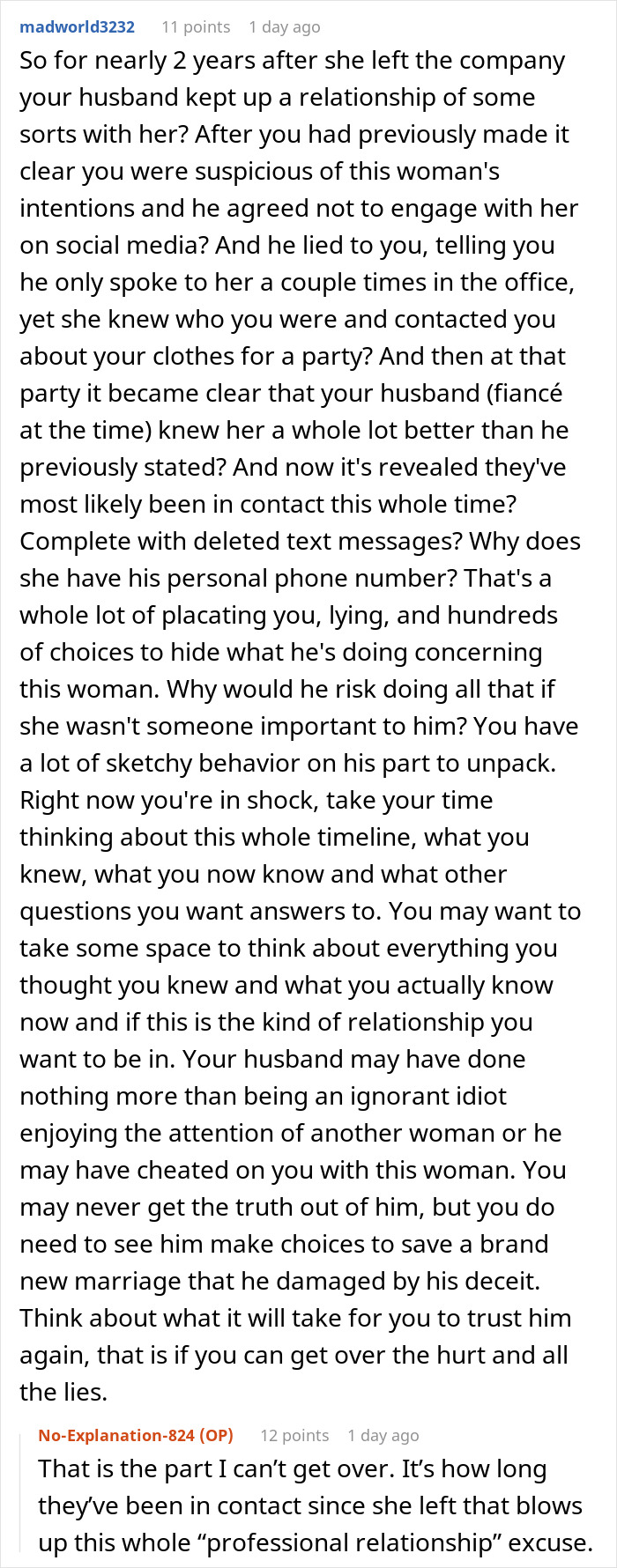 Wife Finds Husband’s Texts With His Coworker Just 2 Weeks After Their Wedding: &#8220;My Stomach Sank&#8221;