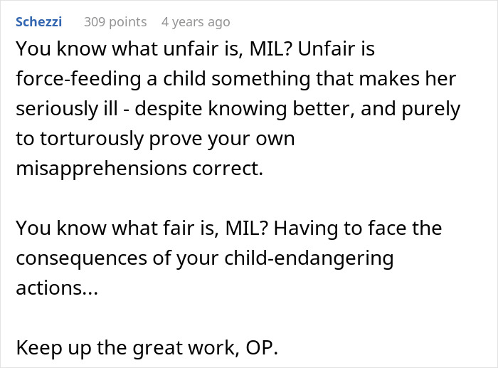 &#8220;There Was No Mistake&#8221;: MIL Forces Lactose-Intolerant 7YO To Eat Dairy, Couple Beyond Horrified