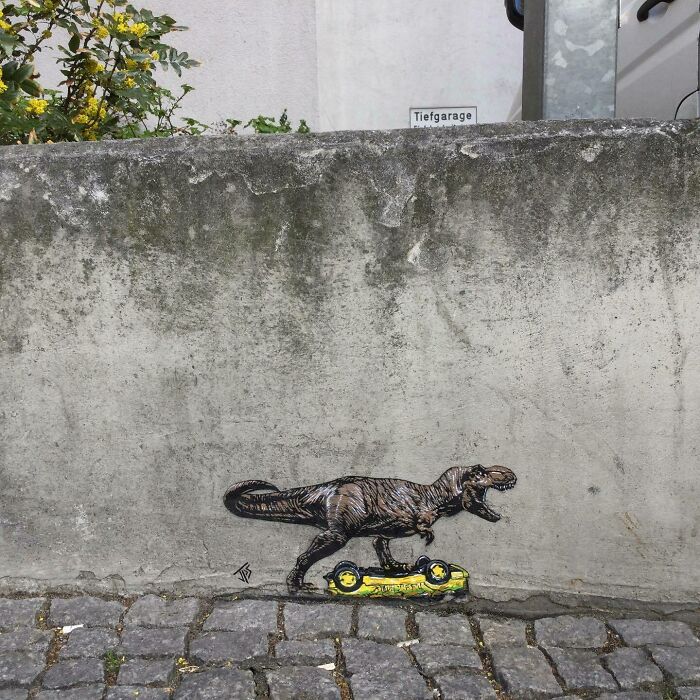 This Artist Creates Graffiti That Interacts With Its Surroundings (50 New Pics)