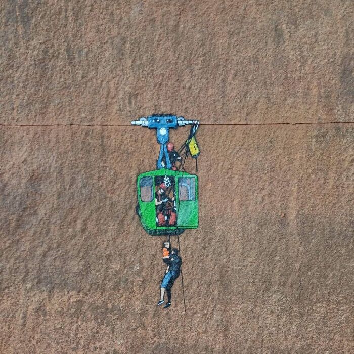 This Artist Creates Graffiti That Interacts With Its Surroundings (50 New Pics)
