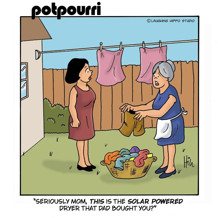 50 New One-Panel Comics Filled With Humor And Silly Situations By ‘Laughing Hippo Studio’