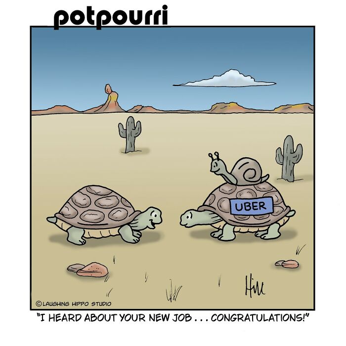 50 New One-Panel Comics Filled With Humor And Silly Situations By ‘Laughing Hippo Studio’