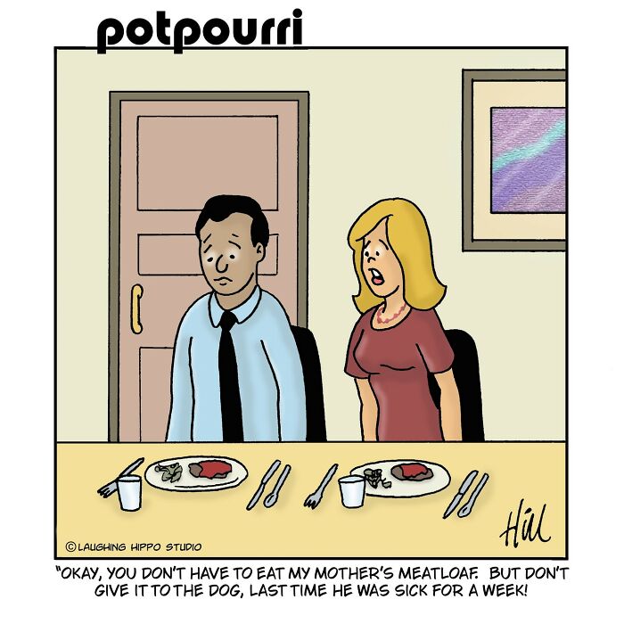 50 New One-Panel Comics Filled With Humor And Silly Situations By ‘Laughing Hippo Studio’