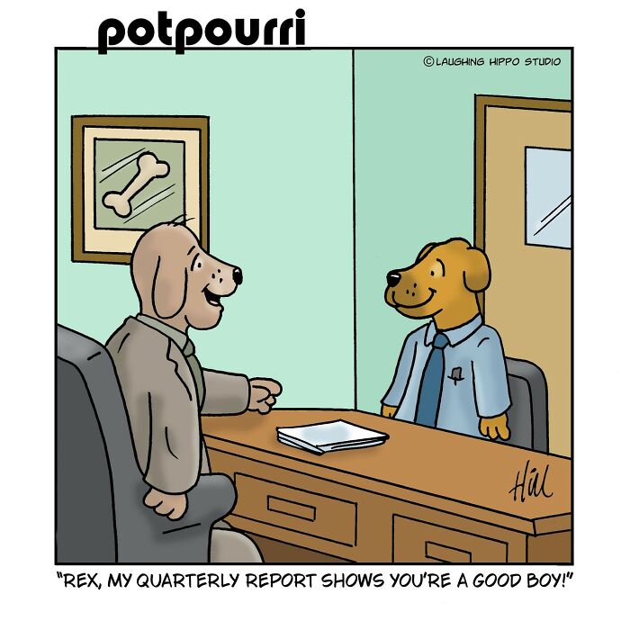 50 New One-Panel Comics Filled With Humor And Silly Situations By ‘Laughing Hippo Studio’
