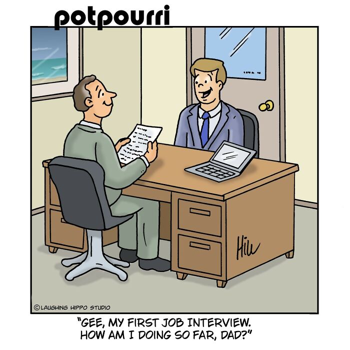 50 New One-Panel Comics Filled With Humor And Silly Situations By ‘Laughing Hippo Studio’