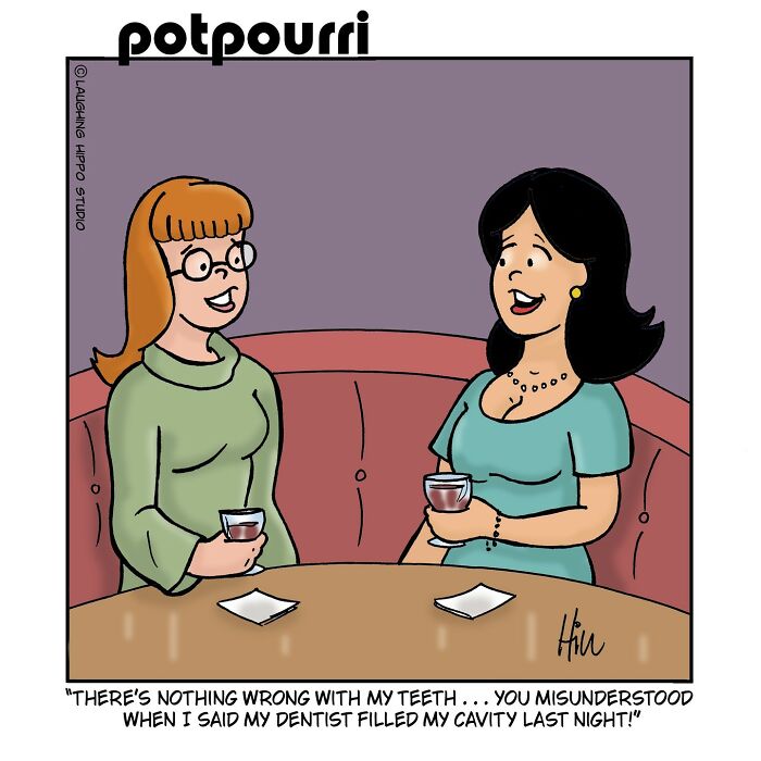 50 New One-Panel Comics Filled With Humor And Silly Situations By ‘Laughing Hippo Studio’