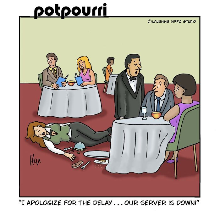 50 New One-Panel Comics Filled With Humor And Silly Situations By ‘Laughing Hippo Studio’