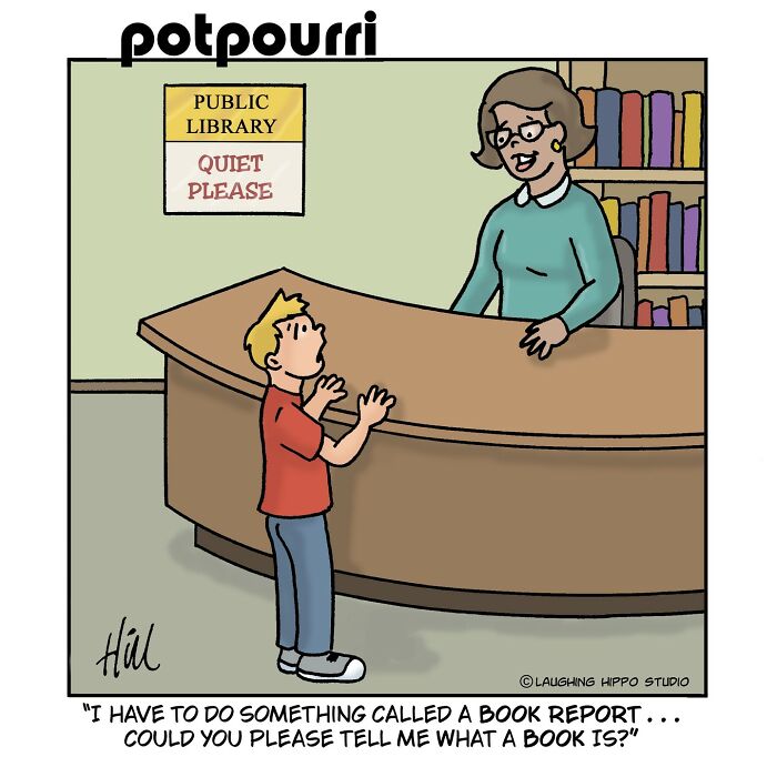 50 New One-Panel Comics Filled With Humor And Silly Situations By ‘Laughing Hippo Studio’