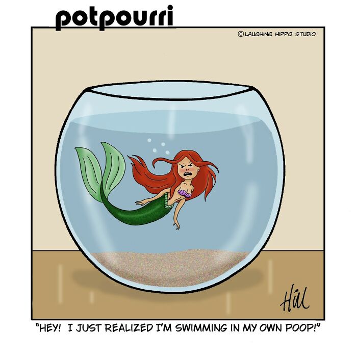 50 New One-Panel Comics Filled With Humor And Silly Situations By ‘Laughing Hippo Studio’