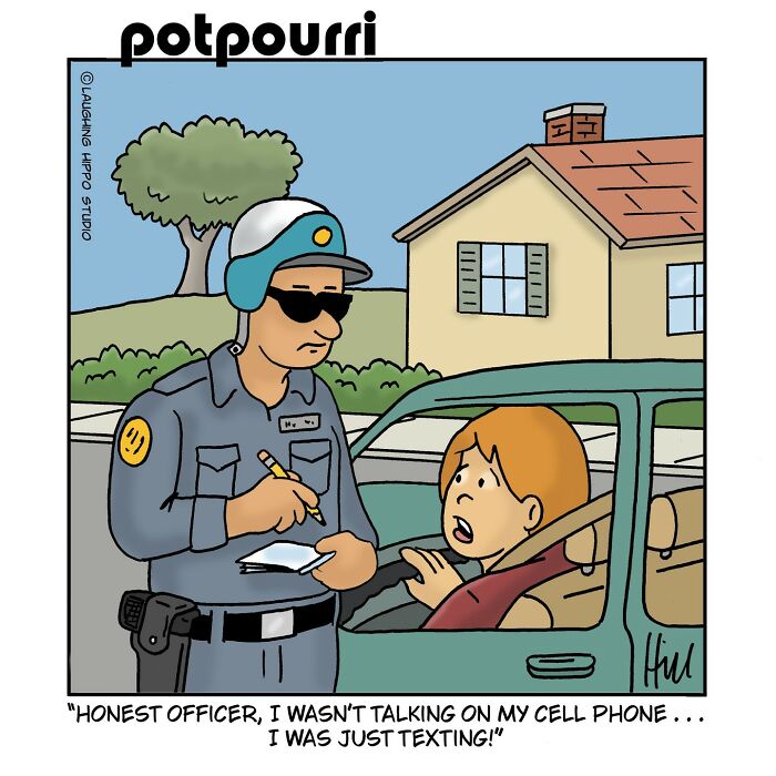 50 New One-Panel Comics Filled With Humor And Silly Situations By ‘Laughing Hippo Studio’