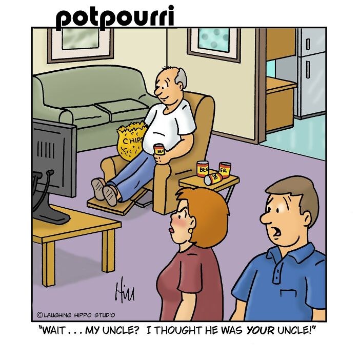 50 New One-Panel Comics Filled With Humor And Silly Situations By ‘Laughing Hippo Studio’