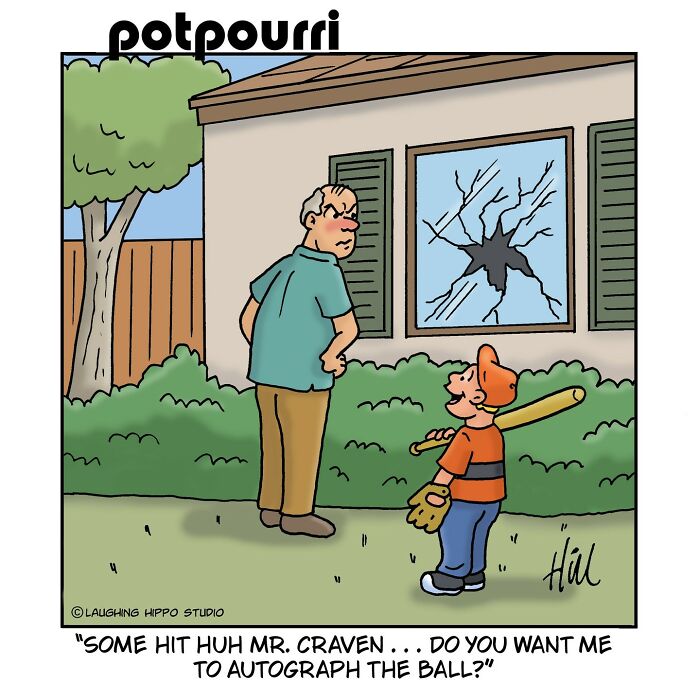 50 New One-Panel Comics Filled With Humor And Silly Situations By ‘Laughing Hippo Studio’