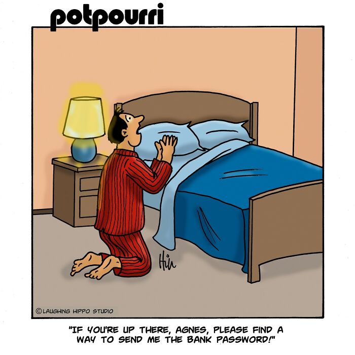 50 New One-Panel Comics Filled With Humor And Silly Situations By ‘Laughing Hippo Studio’