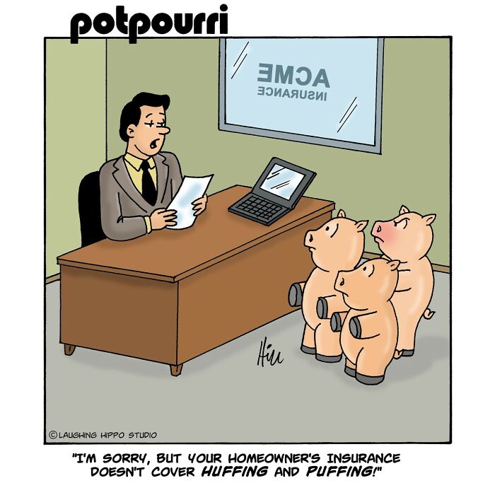 50 New One-Panel Comics Filled With Humor And Silly Situations By ‘Laughing Hippo Studio’