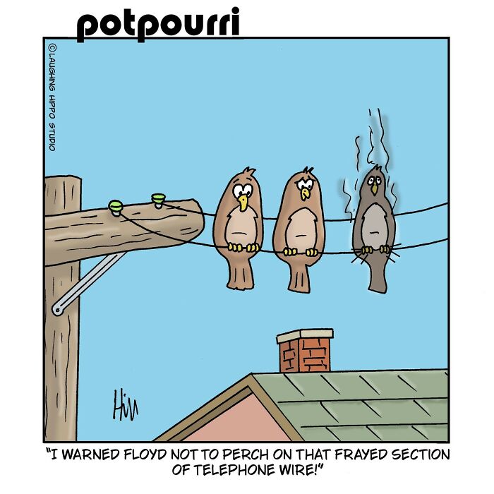 50 New One-Panel Comics Filled With Humor And Silly Situations By ‘Laughing Hippo Studio’