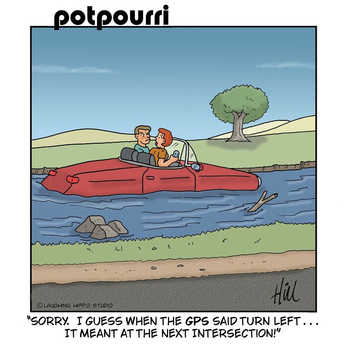 50 New One-Panel Comics Filled With Humor And Silly Situations By ‘Laughing Hippo Studio’
