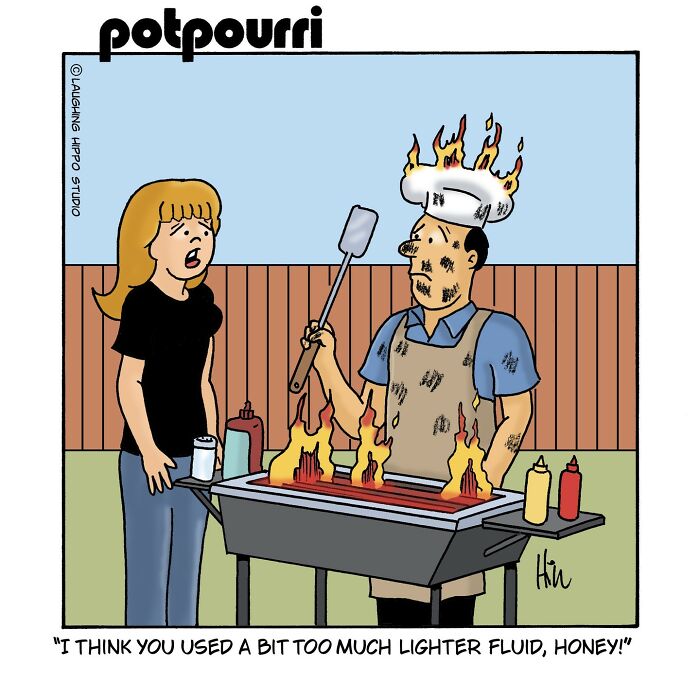 50 New One-Panel Comics Filled With Humor And Silly Situations By ‘Laughing Hippo Studio’