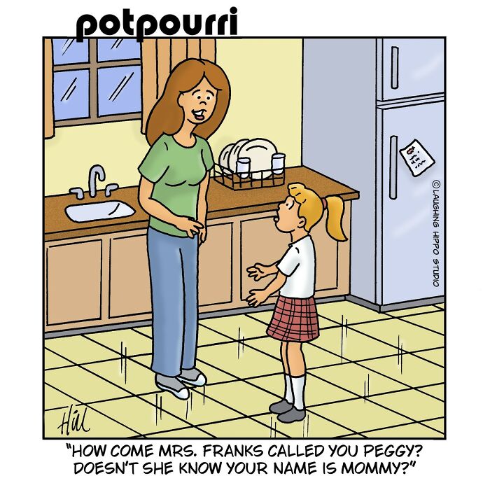 50 New One-Panel Comics Filled With Humor And Silly Situations By ‘Laughing Hippo Studio’